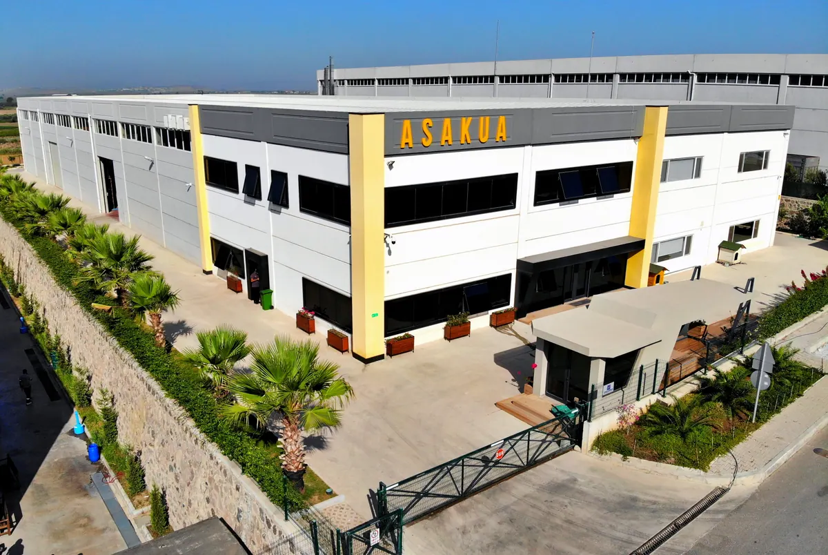 ASAKUA Menemen production facility — 5,000 m² indoor area